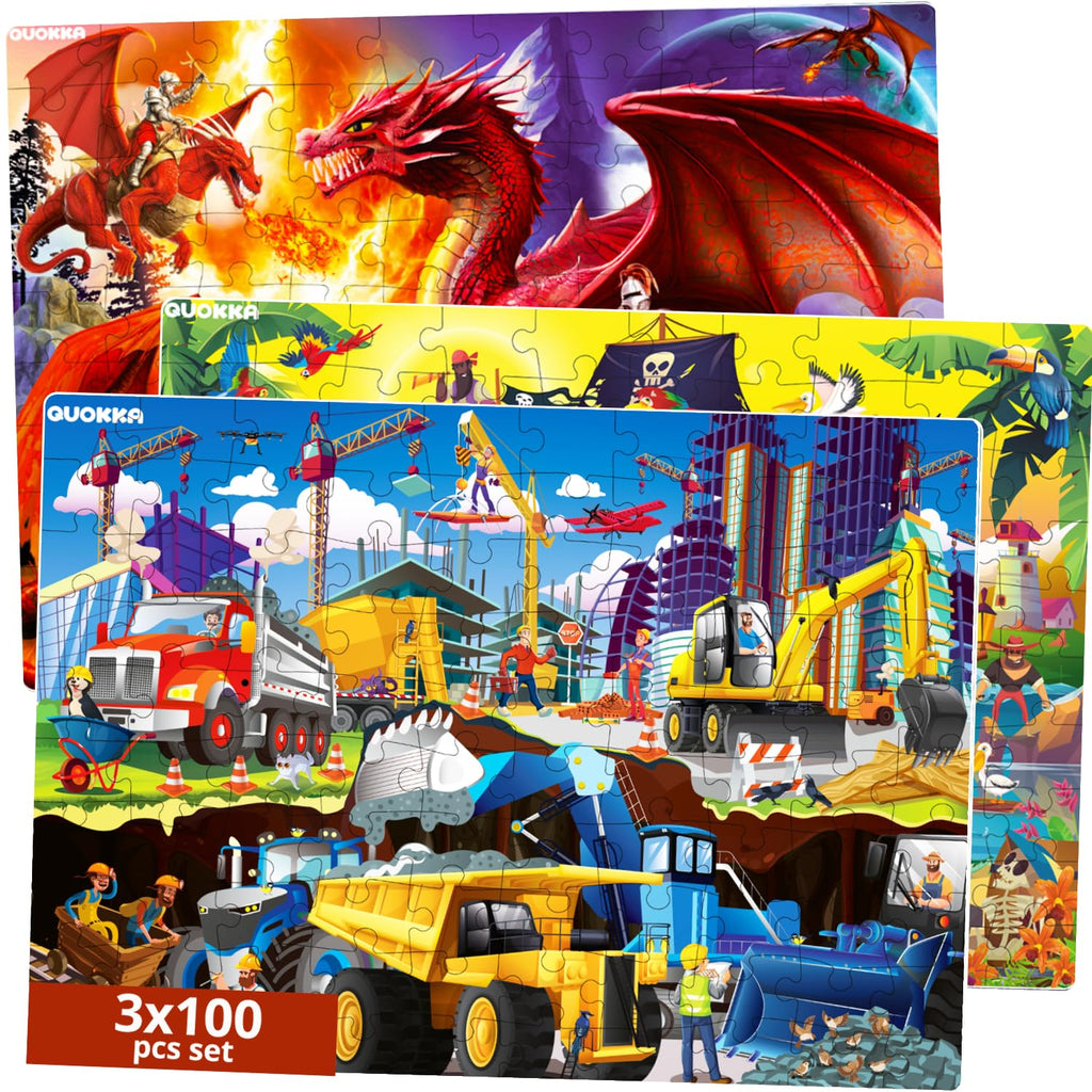 100 Piece Floor Puzzles for Kids Ages 4-6 S393262