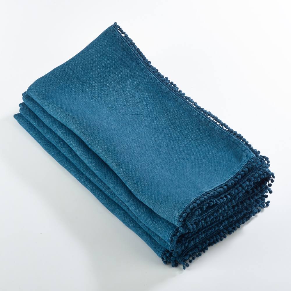 Lilac 100% Linen Table Napkins Set of 4 G20476