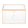 Rose Gold Glass Terrarium Card Holder L906980