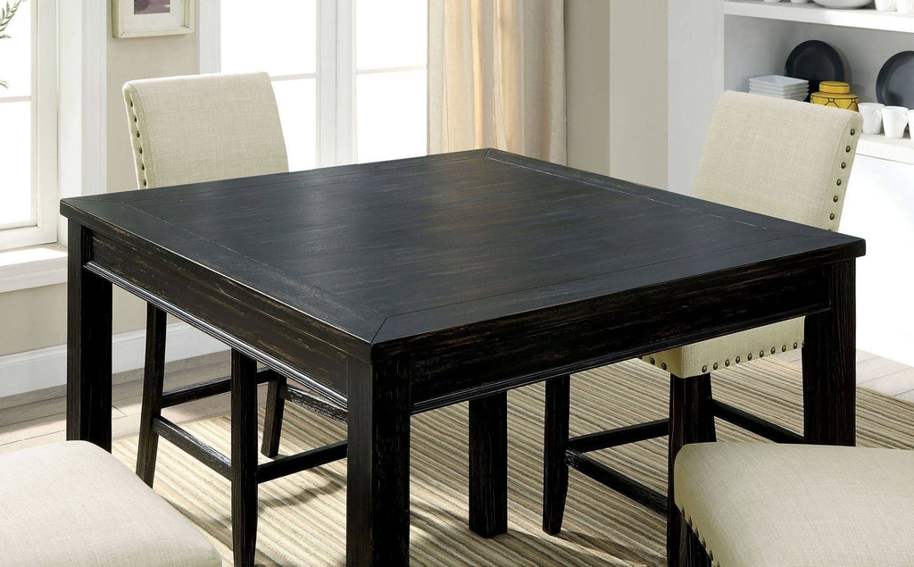 Antique Black 5-Pc Dining Table Set M291