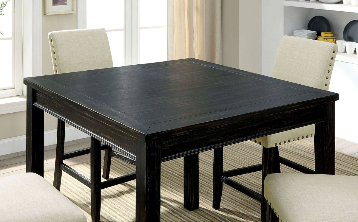 Antique Black 5-Pc Dining Table Set M291