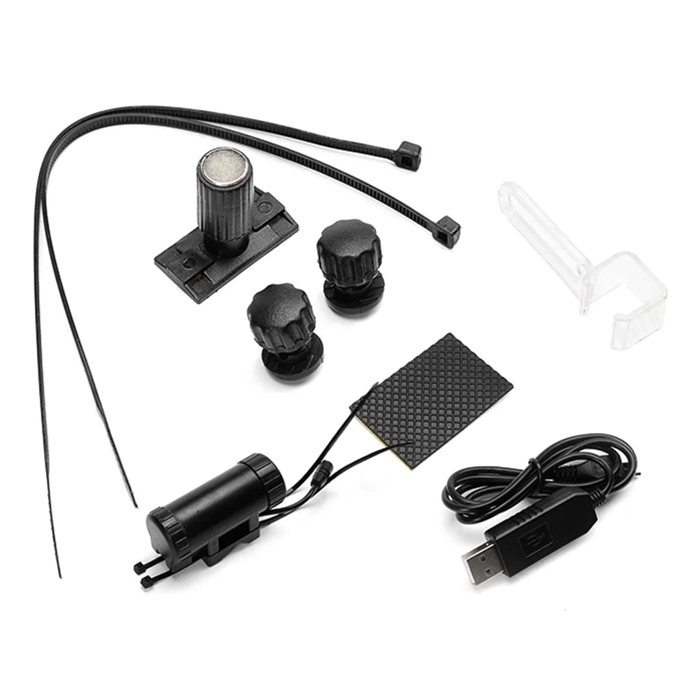 64 LEDs Rechargeable Bike Spoke Wheel Light E20589