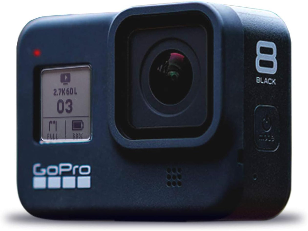 HERO8 Black Digital Action Camera - Waterproof, Touch Screen, 4K UHD Video, 12MP Photos, Stabilization - 16GB Card - with 50 Piece Accessory Kit P41967