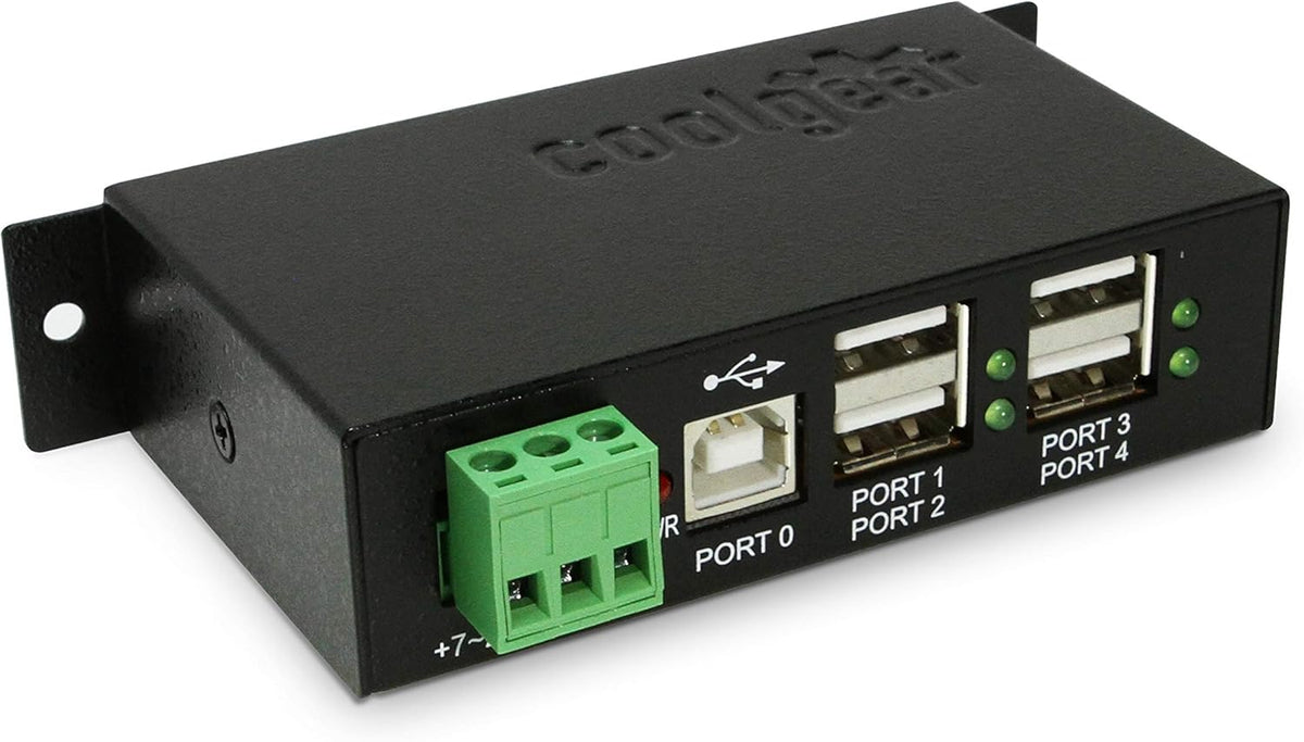 4-Port Industrial USB 2.0 Powered Pack of 2 X570917