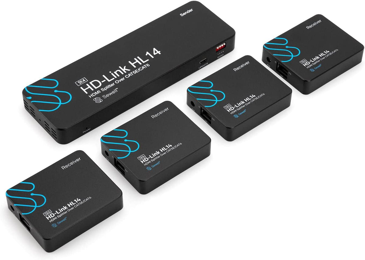 1x8 HDMI Splitter Over Cat5e/6, 160 ft X3165