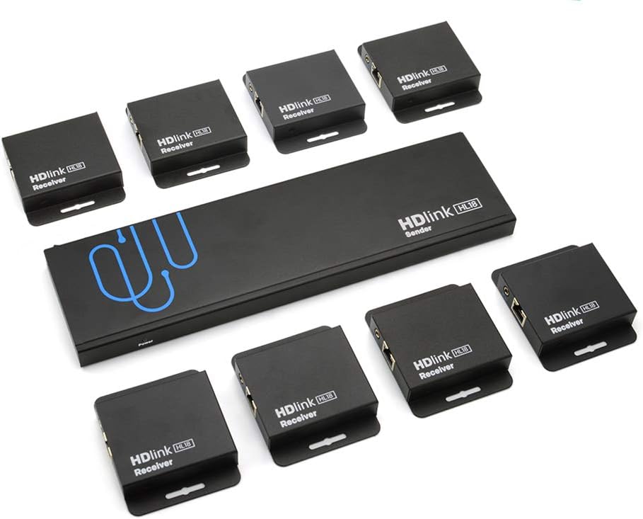 1x8 HDMI Splitter Over Cat5e/6, 160 ft X3165