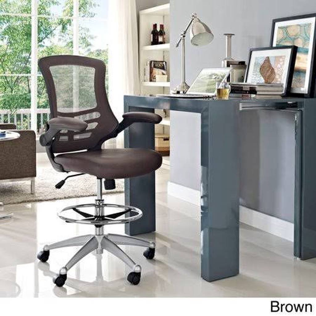 Brown Drafting Chair P628754