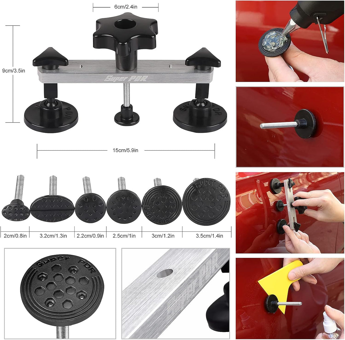 53Pcs PDR Kit with Tool Bag X2646