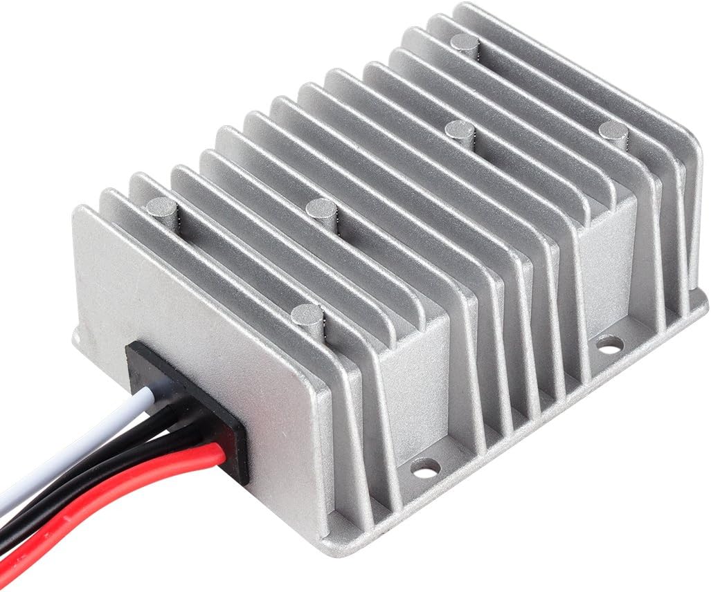 DC 12V Step-Up to DC 19V 20A 380W Waterproof Power Converter Pack of 2 J6273